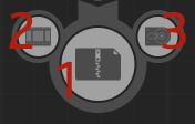 Archive controls below the central console